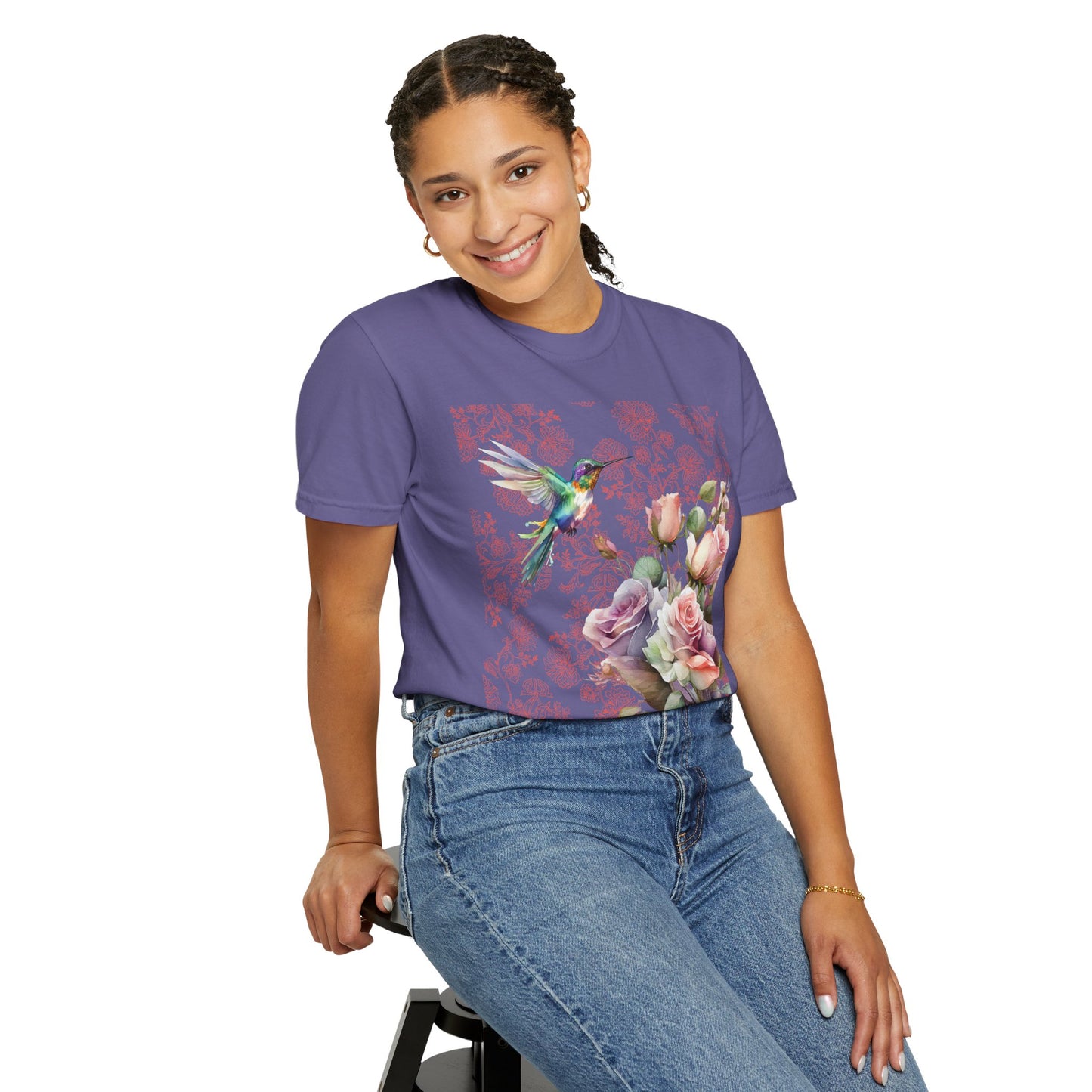 Hummingbird 1 Unisex Garment-Dyed T-shirt