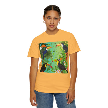 Toucans Unisex Garment-Dyed T-shirt