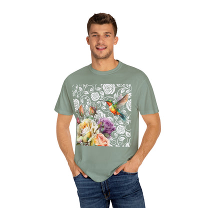 Hummingbird 2 Unisex Garment-Dyed T-shirt
