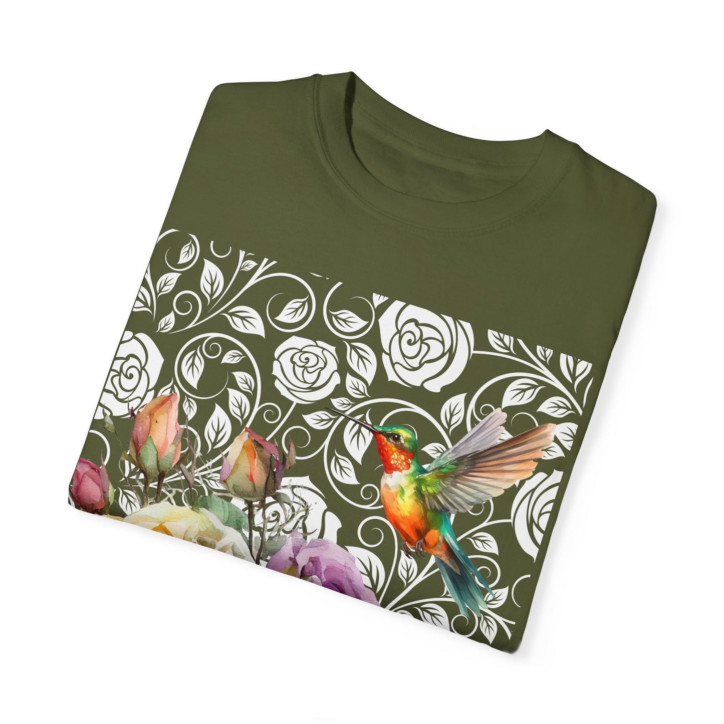 Hummingbird 2 Unisex Garment-Dyed T-shirt