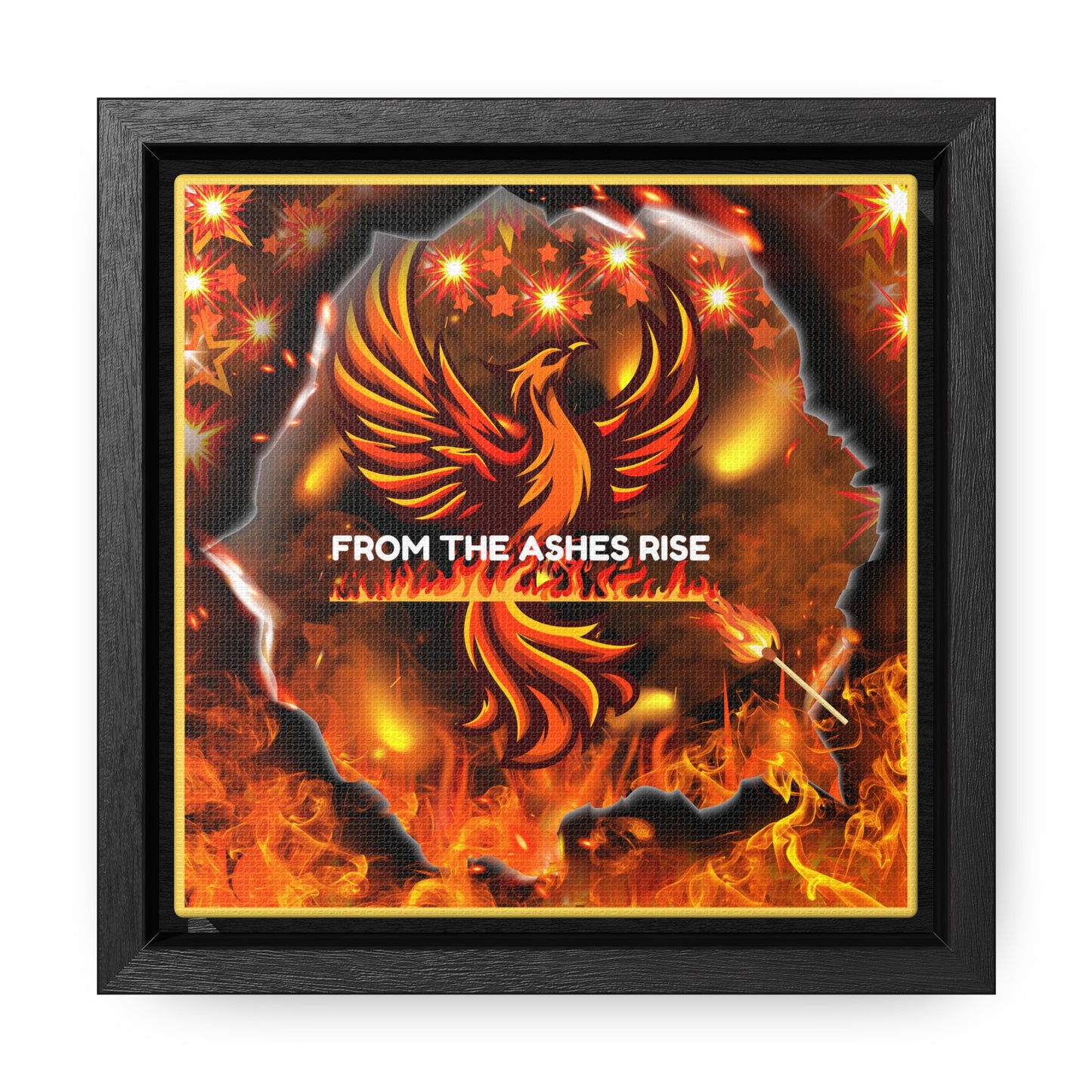 From The Ashes Rise Canvas Wall Art