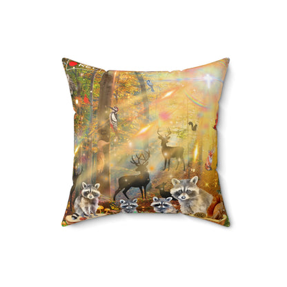 Take A Hike Spun Polyester Square Pillow
