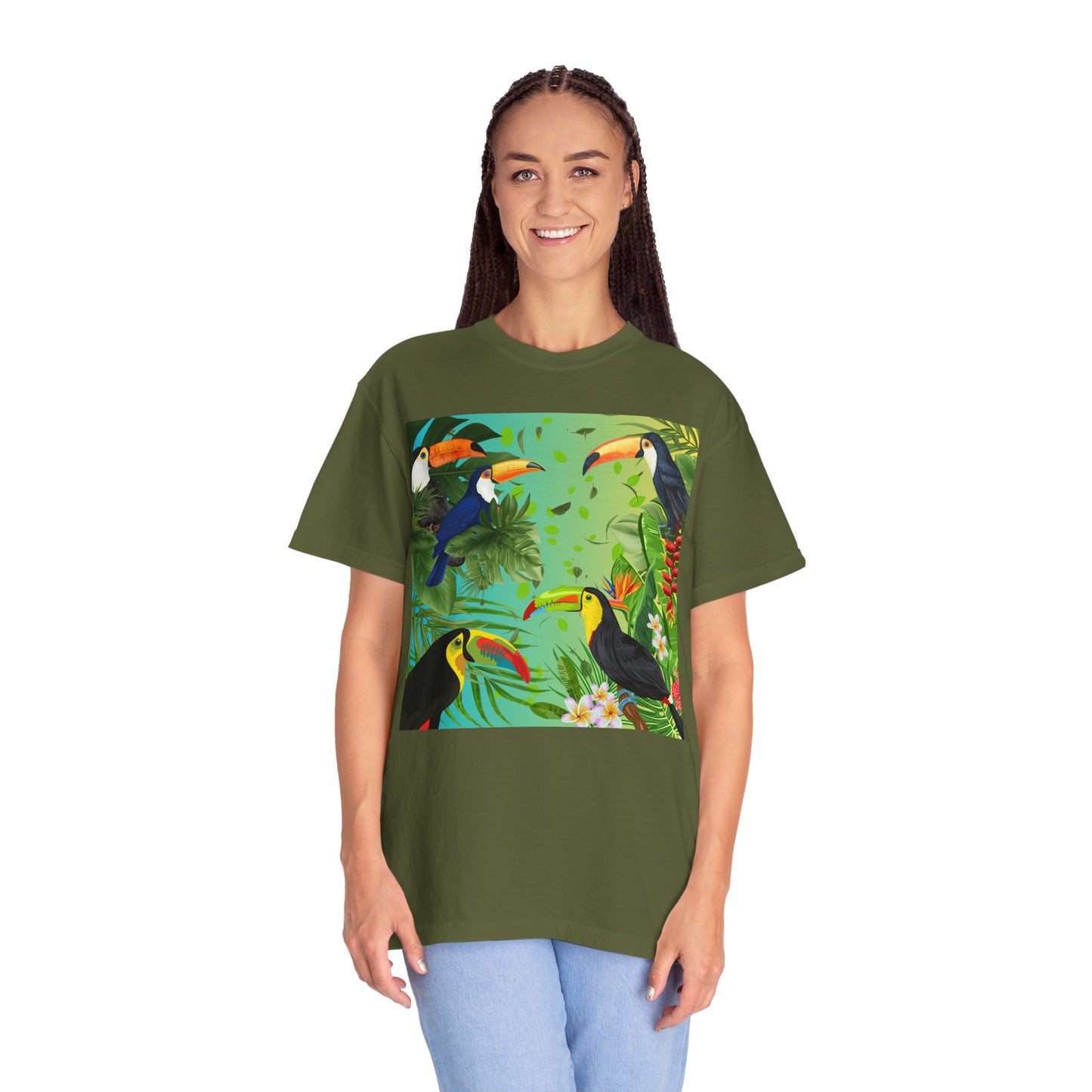 Toucans Unisex Garment-Dyed T-shirt