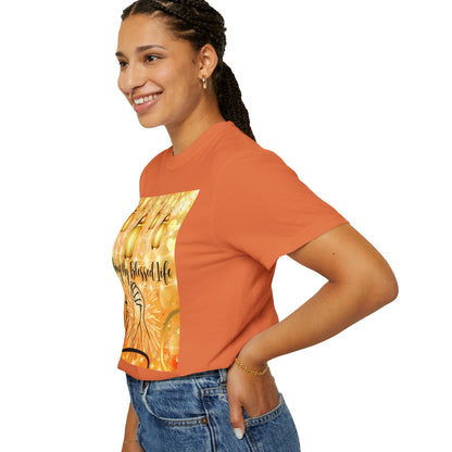 Living My Blessed Life Unisex Garment-Dyed T-shirt