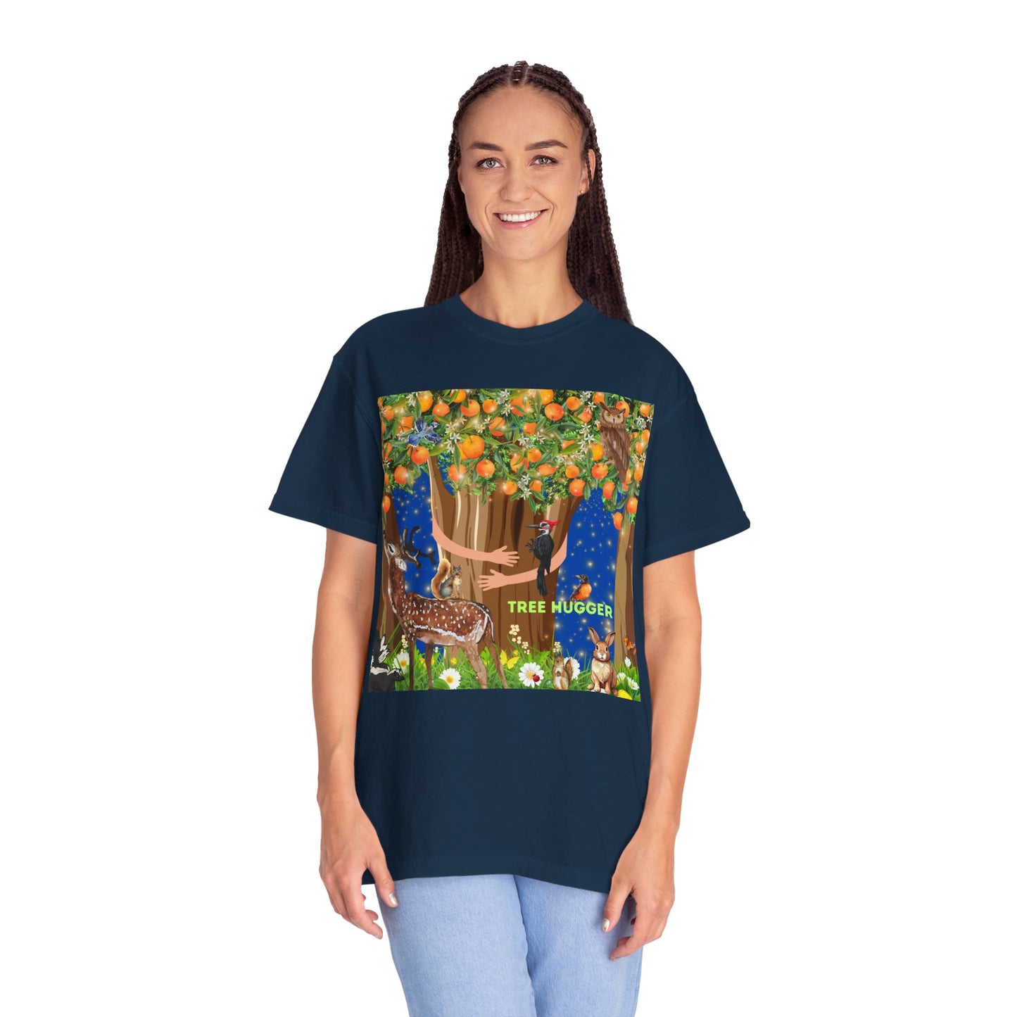 Tree Hugger Unisex Garment-Dyed T-shirt