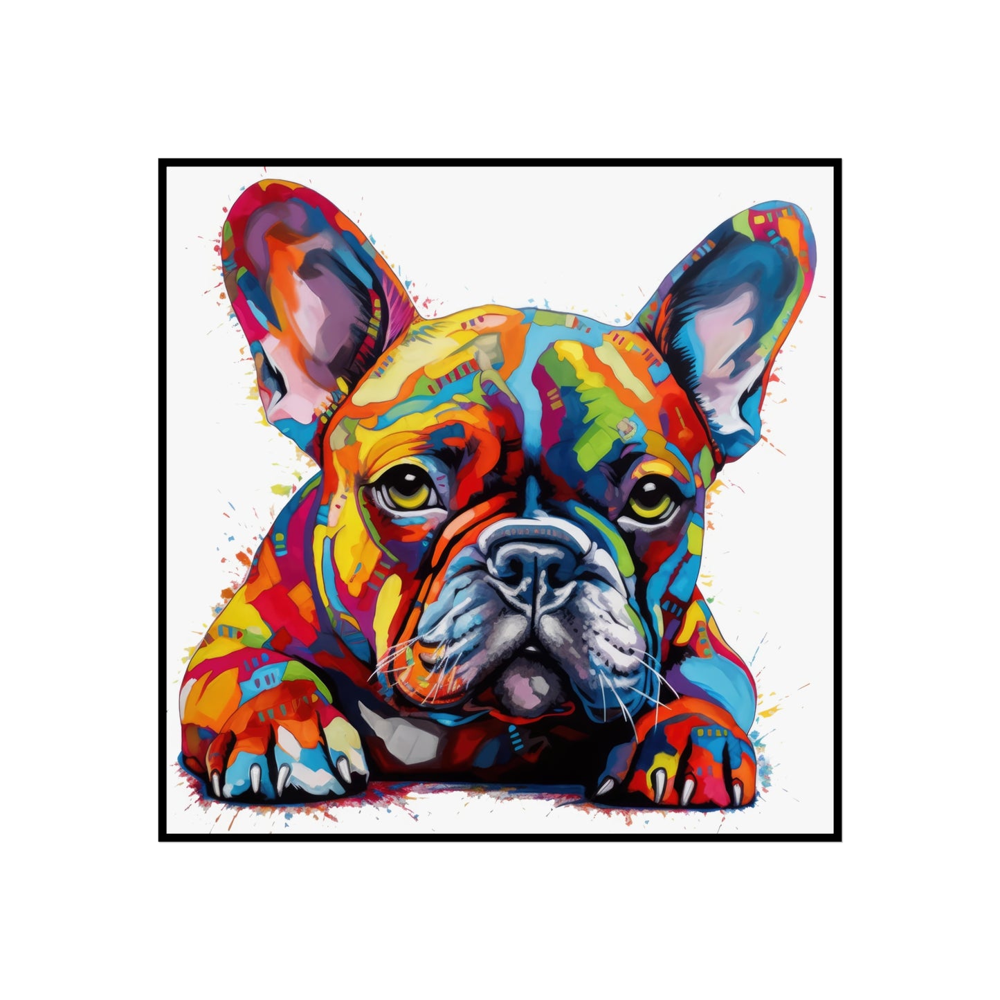 Frenchie In Color 3 Fine Art Posters