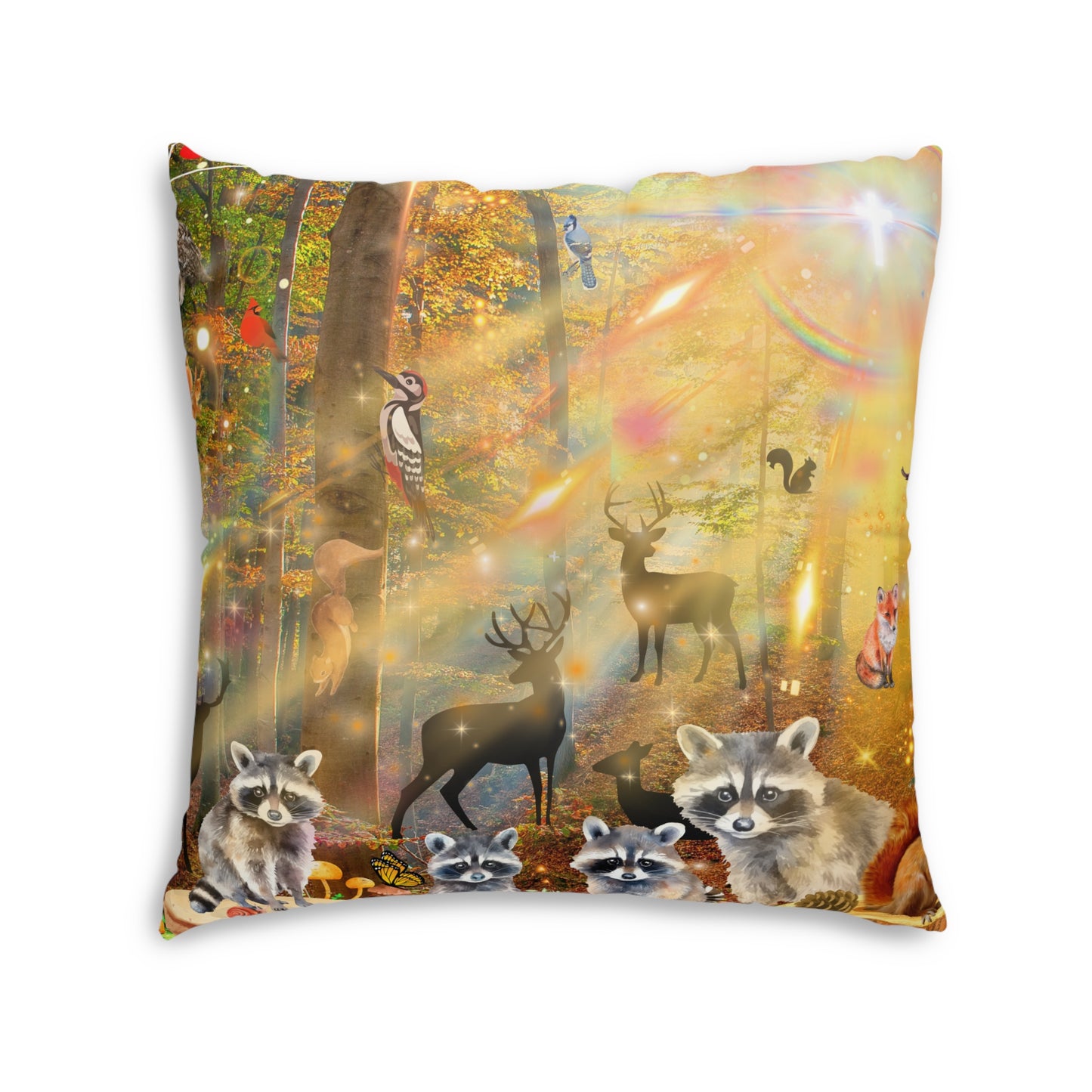 Take A Hike Tufted Floor Pillow