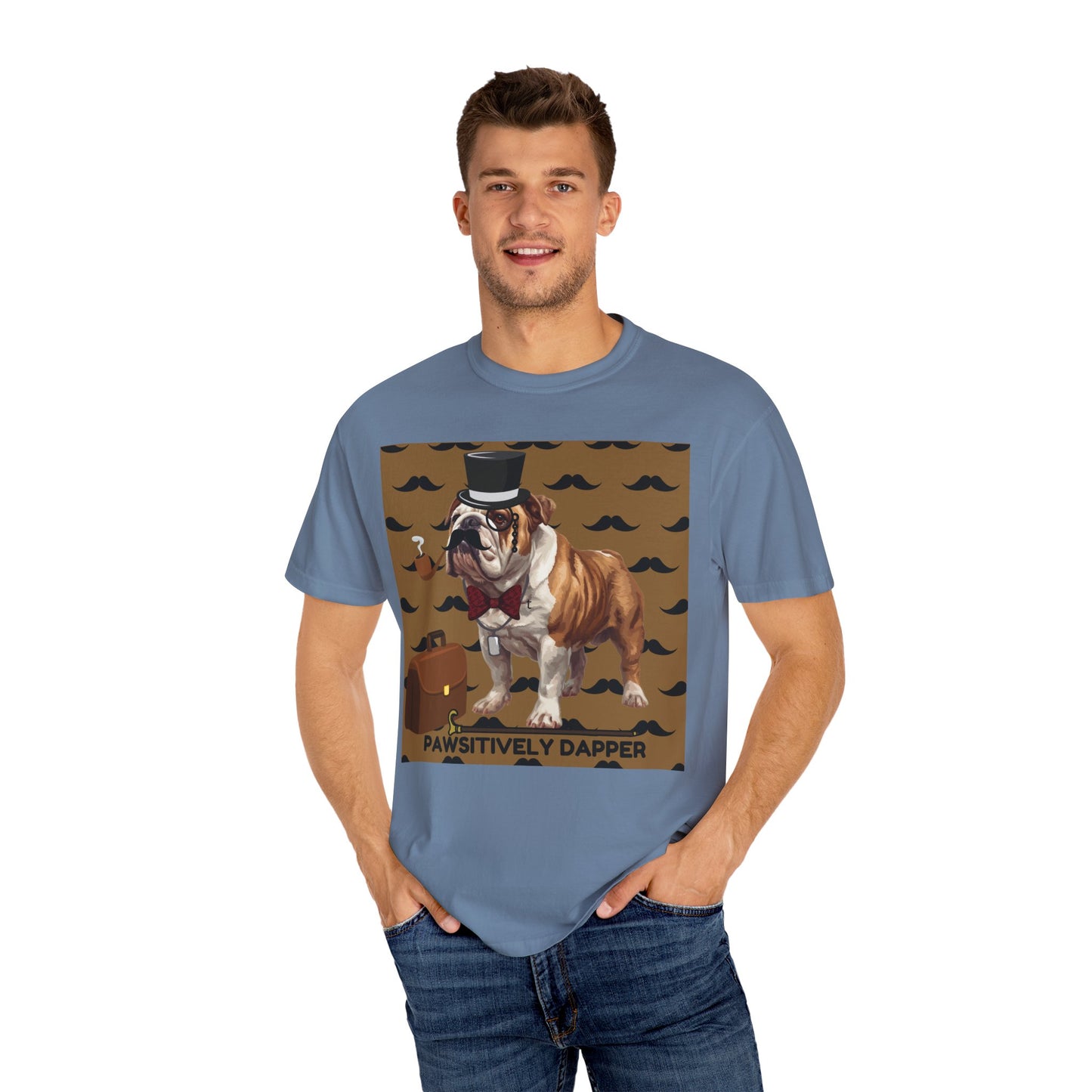 Pawsitively Dapper Unisex Garment-Dyed T-shirt