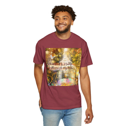 Your Word Unisex Garment-Dyed T-shirt