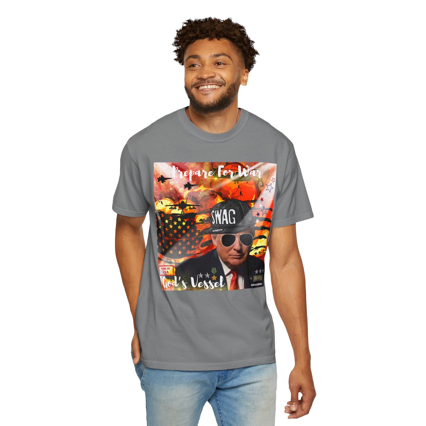 God's Vessel Unisex Garment-Dyed T-shirt