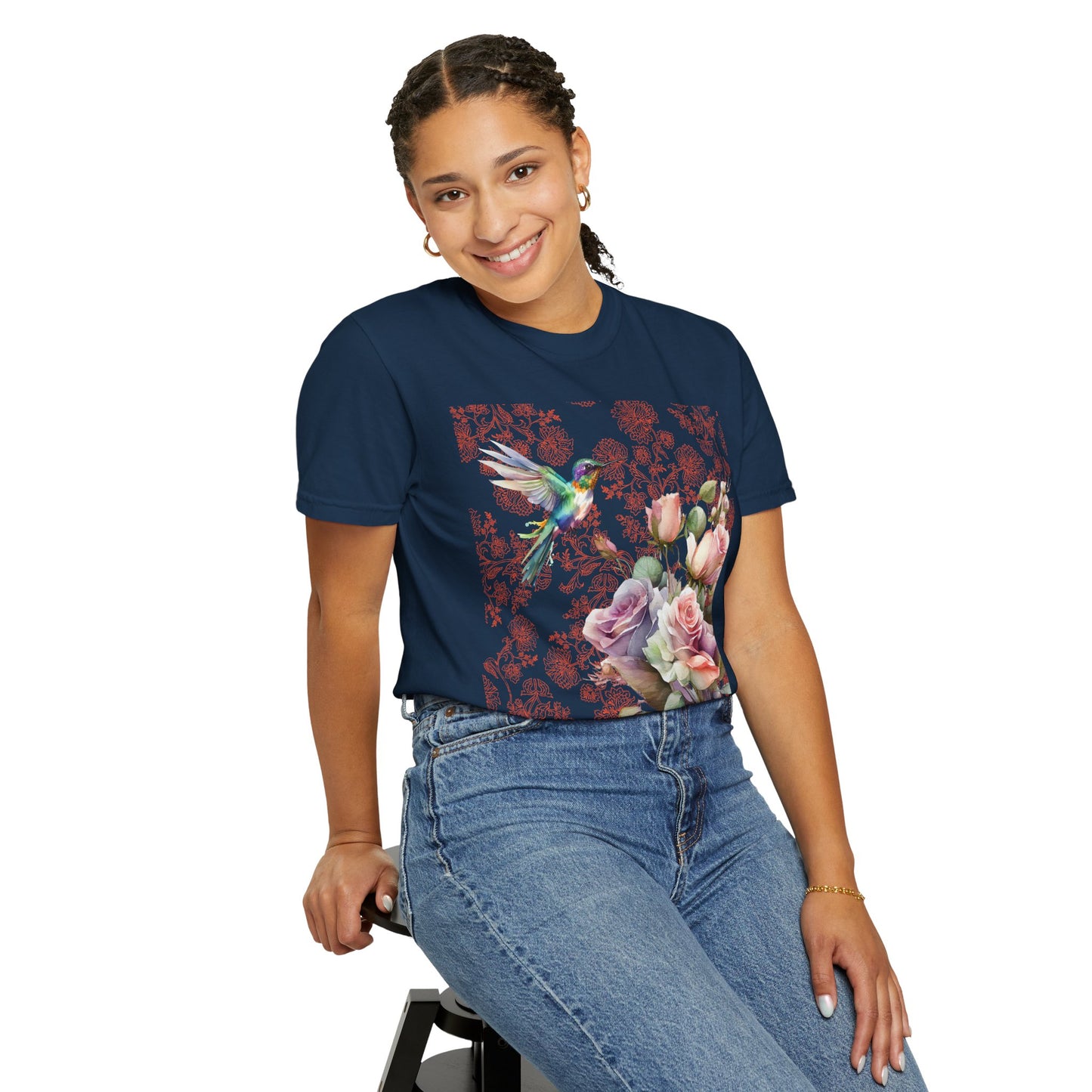 Hummingbird 1 Unisex Garment-Dyed T-shirt