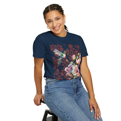 Hummingbird 1 Unisex Garment-Dyed T-shirt