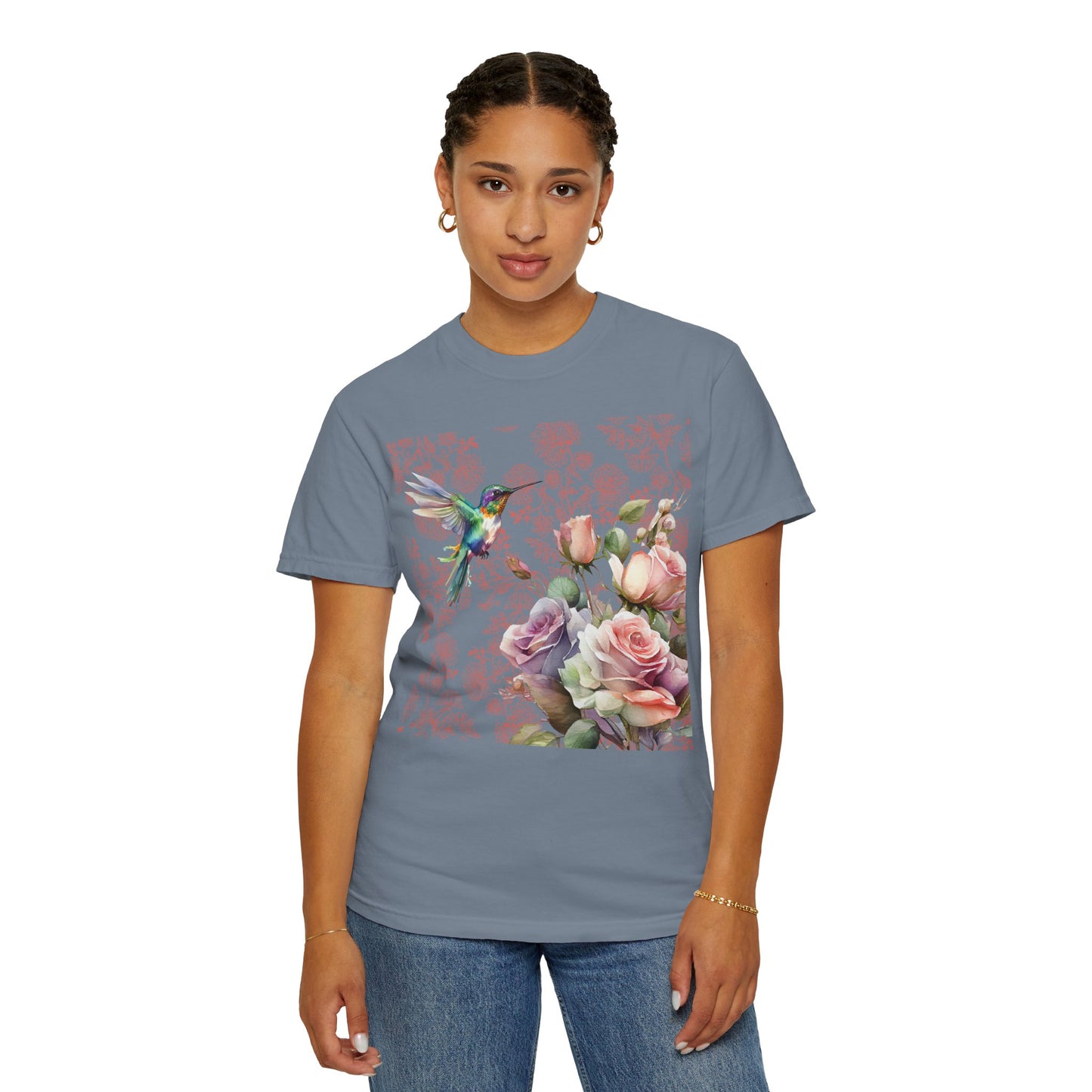 Hummingbird 1 Unisex Garment-Dyed T-shirt