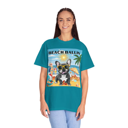 Beach Ballin Unisex Garment-Dyed T-shirt