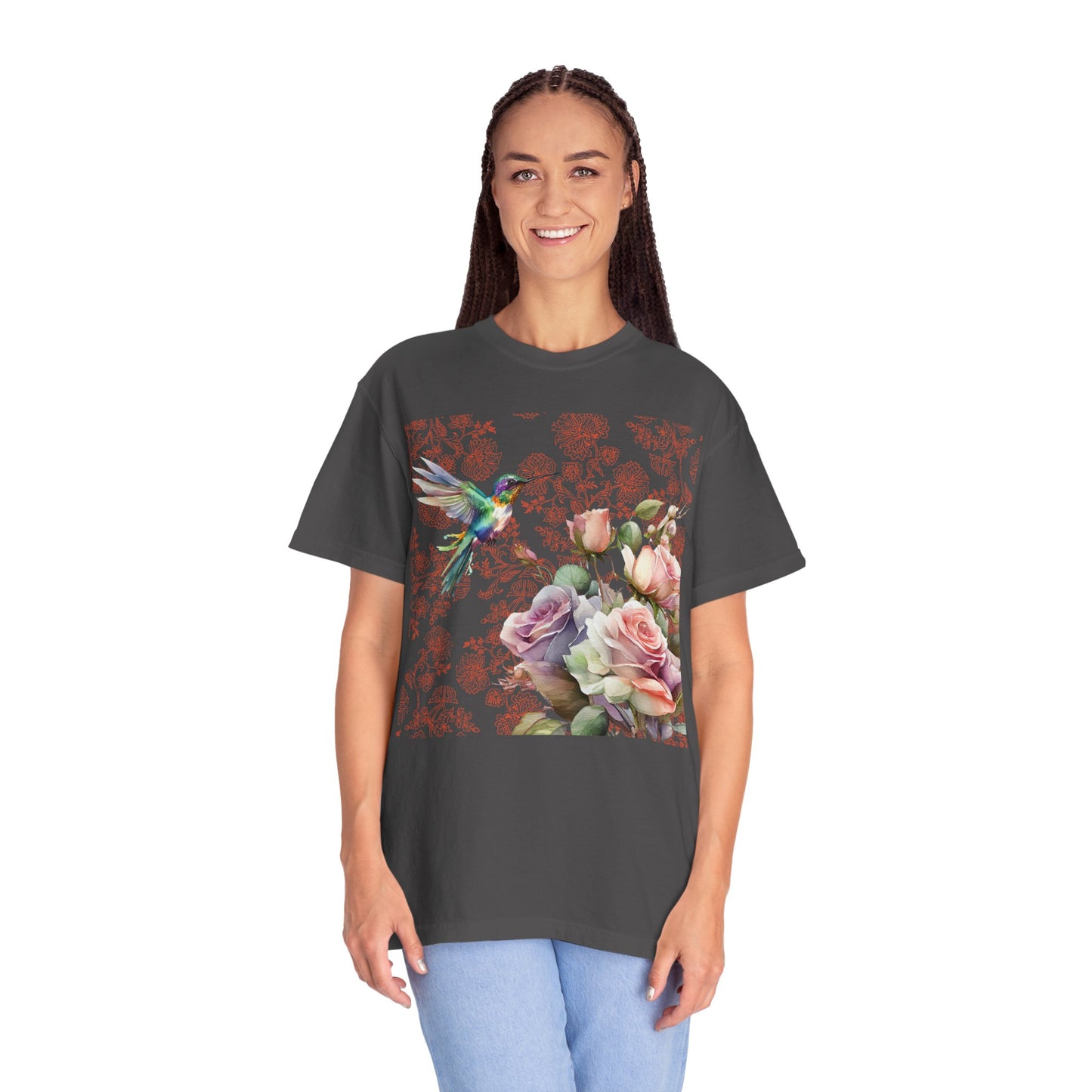Hummingbird 1 Unisex Garment-Dyed T-shirt
