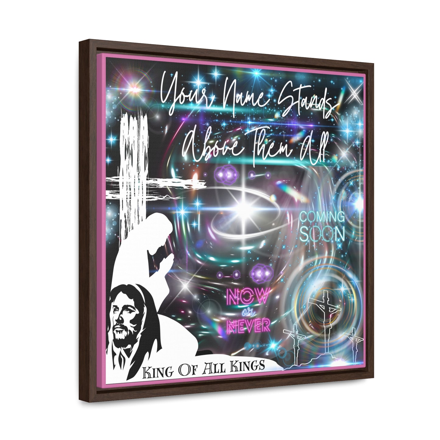 King Of All Kings Gallery Canvas Wraps, Square Frame