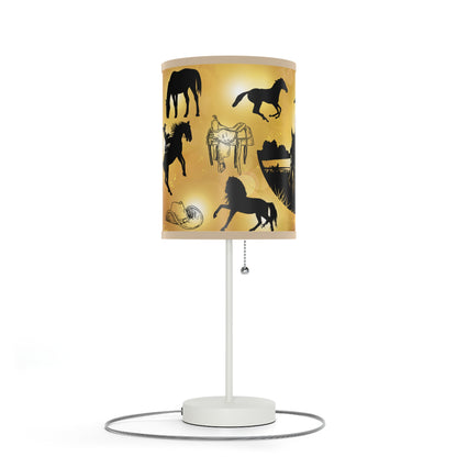 Cowgirl Country Lamp on a Stand, US|CA plug