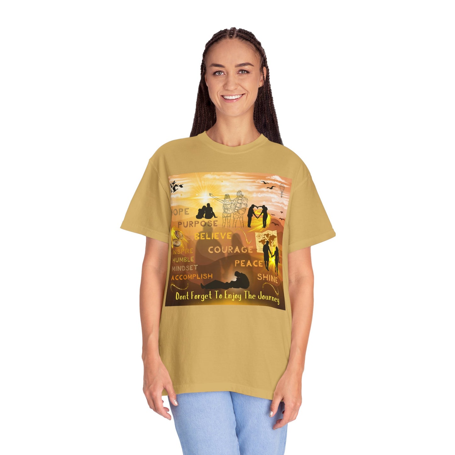 Enjoy The Journey Unisex Garment-Dyed T-shirt