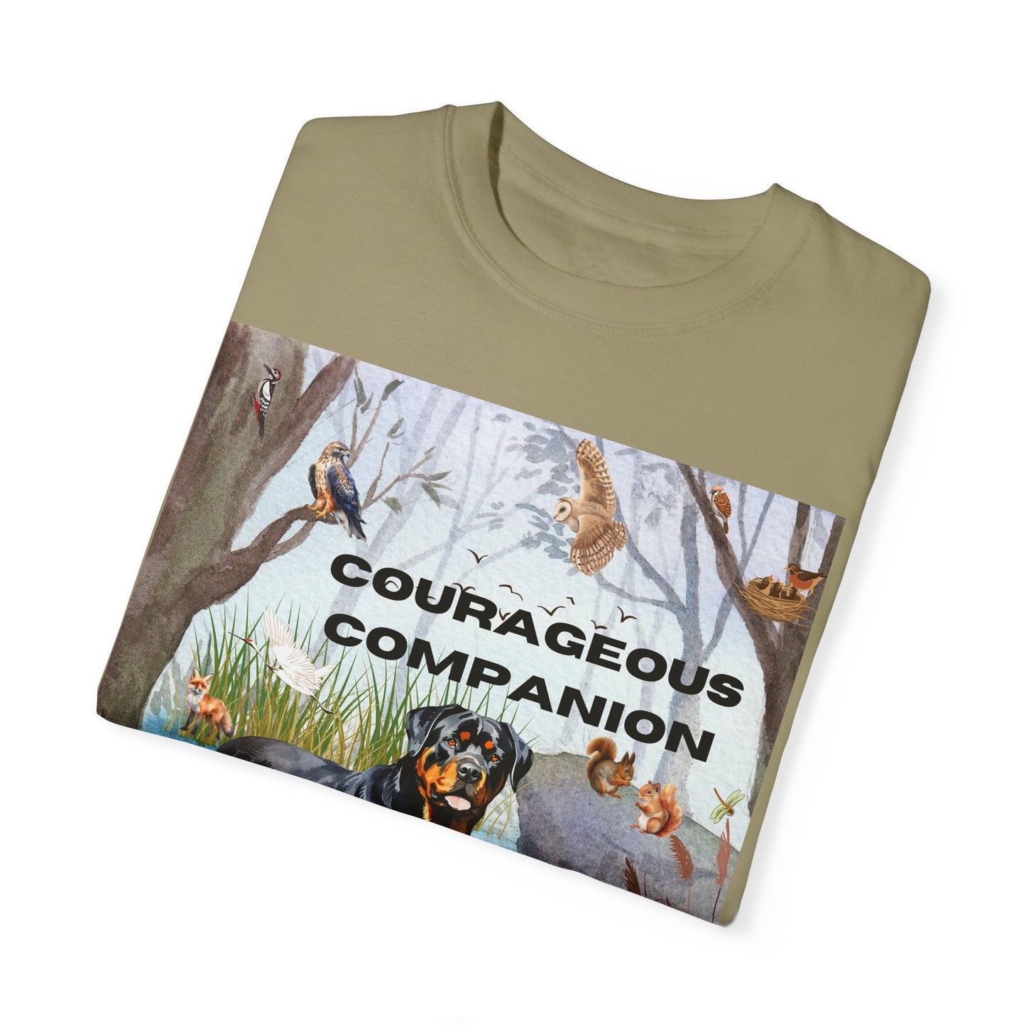 Courageous Companion Unisex Garment-Dyed T-shirt