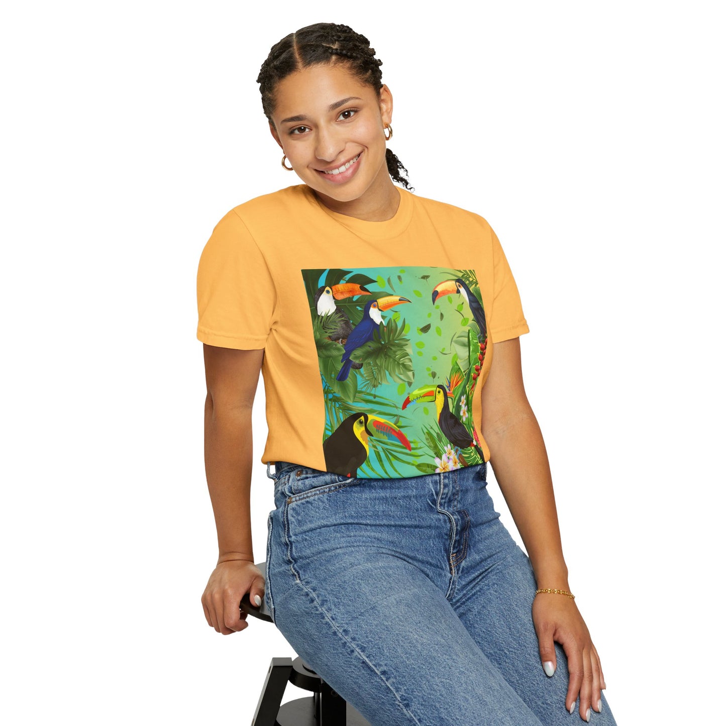 Toucans Unisex Garment-Dyed T-shirt