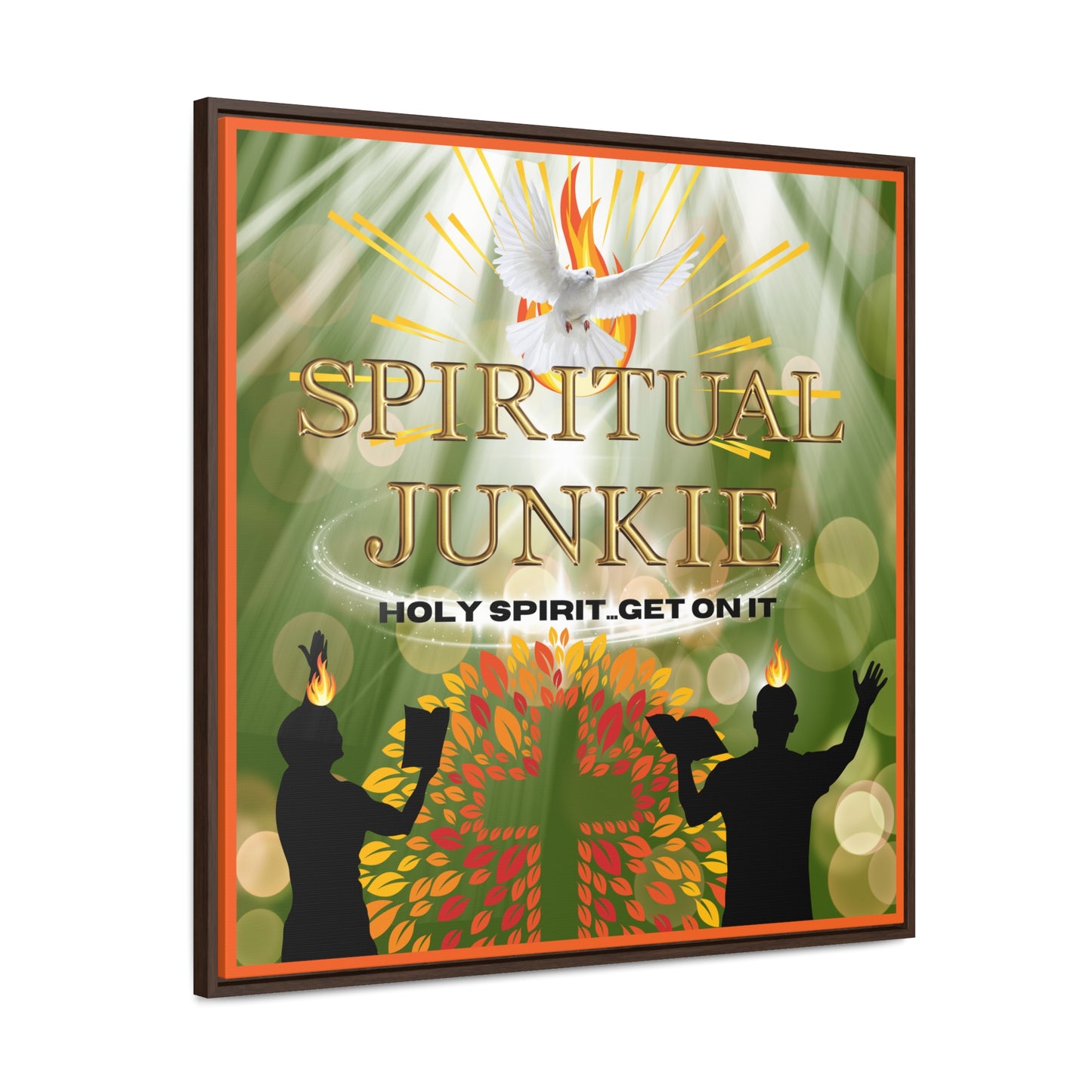 Spiritual Junkie Gallery Canvas Wraps, Square Frame