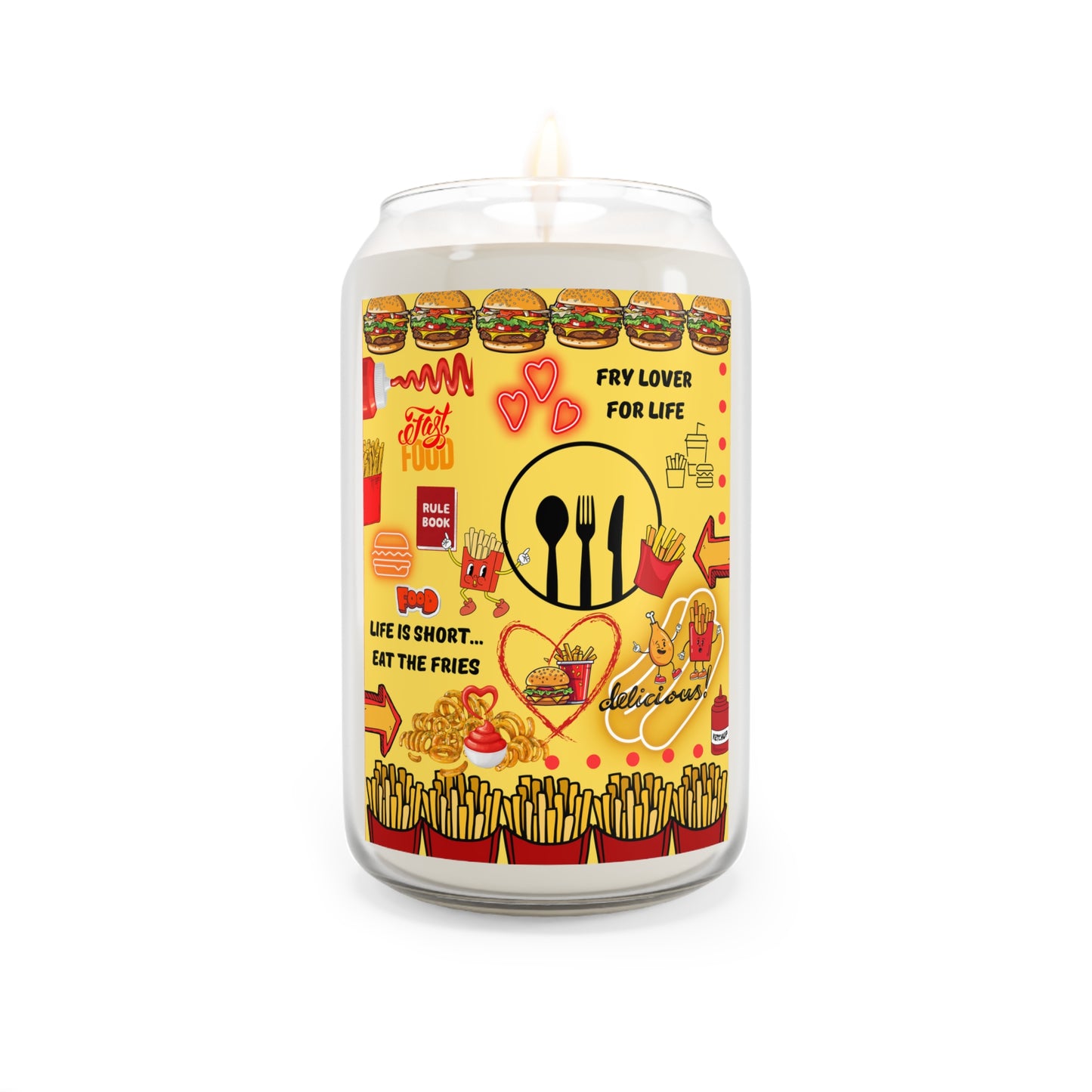 Eat The Fries Scented Candle, 13.75oz