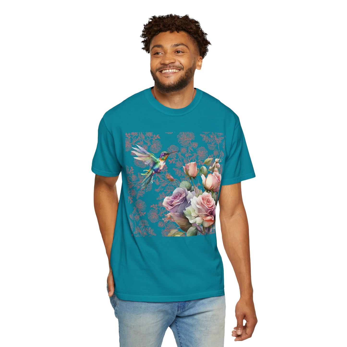 Hummingbird 1 Unisex Garment-Dyed T-shirt