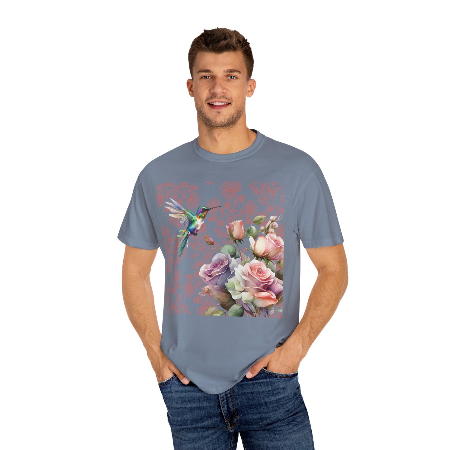 Hummingbird 1 Unisex Garment-Dyed T-shirt