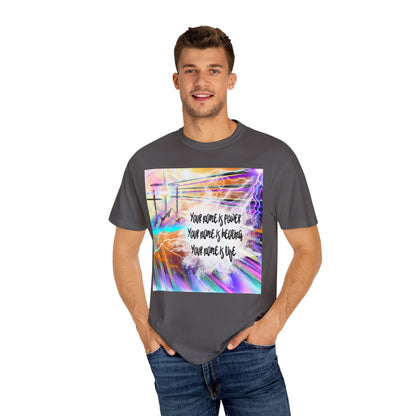 Your Name Unisex Garment-Dyed T-shirt