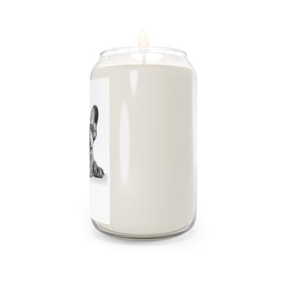 Frenchie Laying Scented Candle, 13.75oz