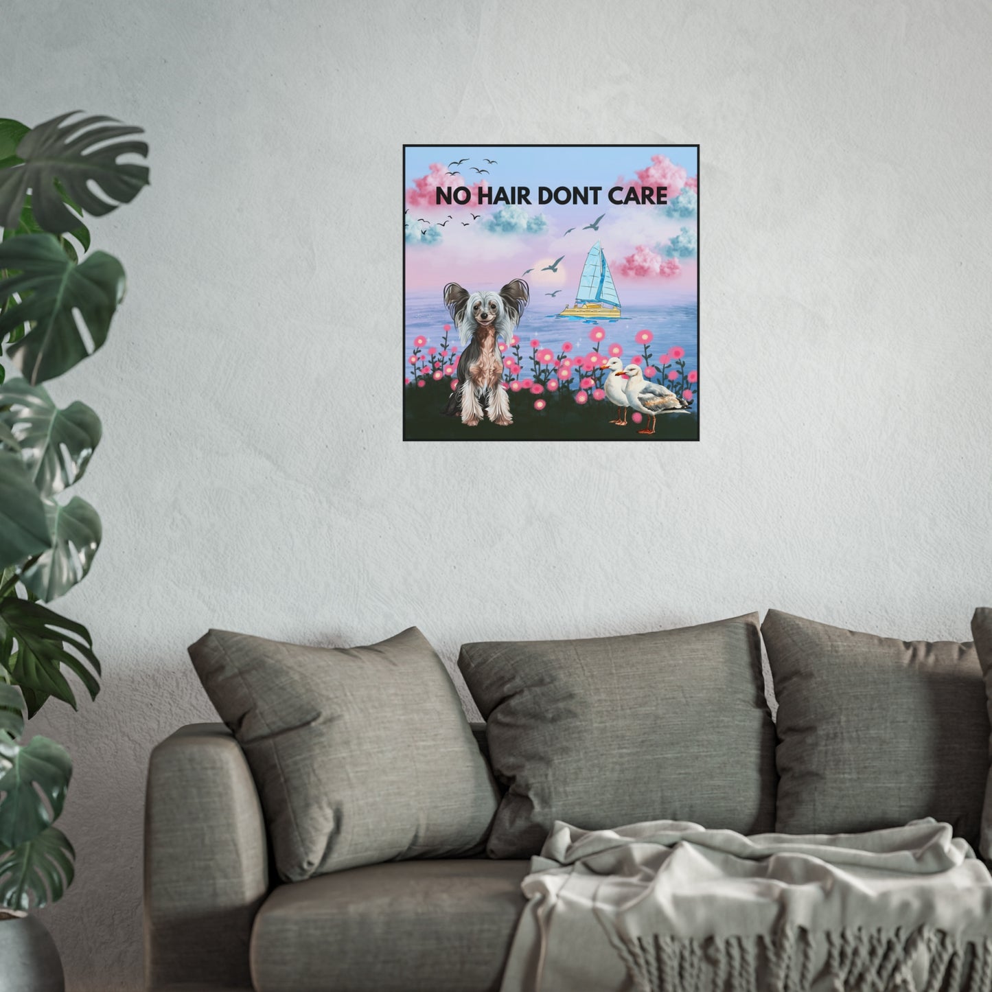 No Hair Don't Care Fine Art Posters