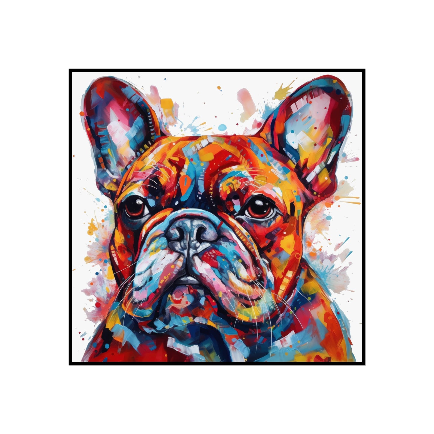 Frenchie In Color 5 Fine Art Posters