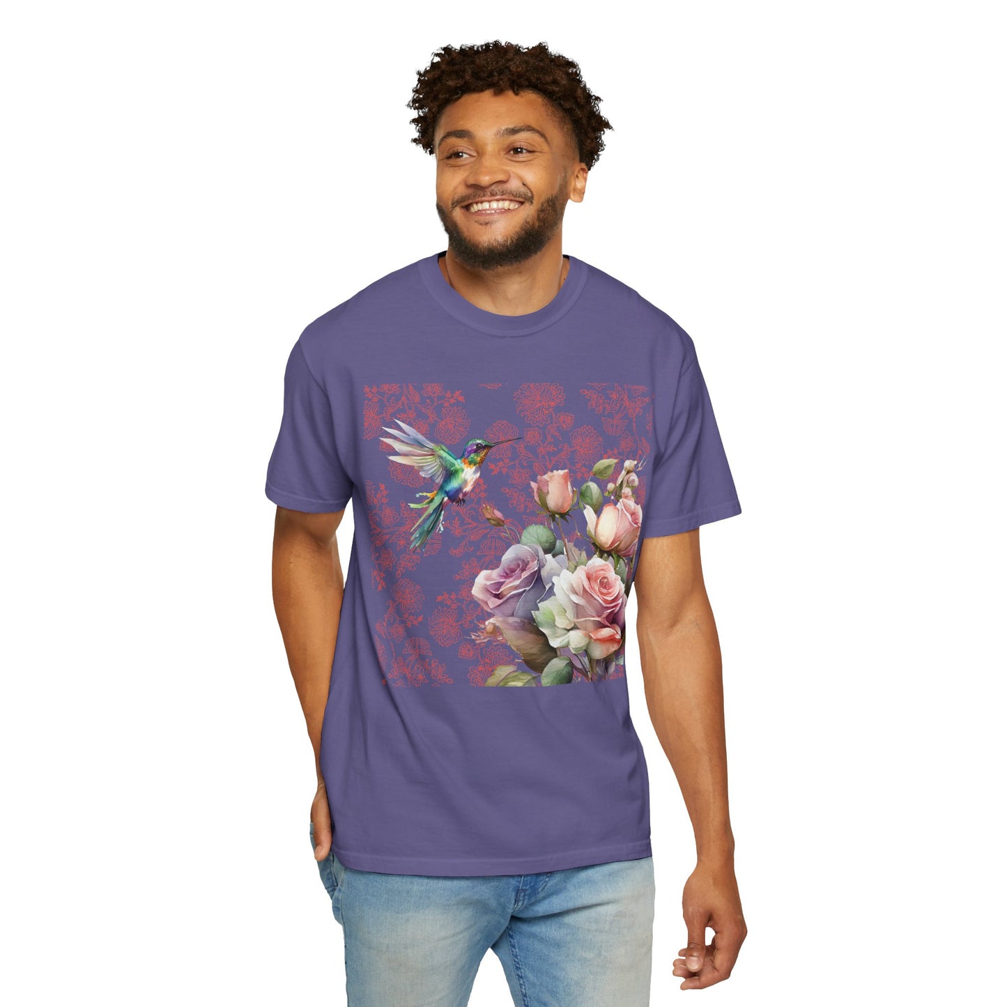 Hummingbird 1 Unisex Garment-Dyed T-shirt