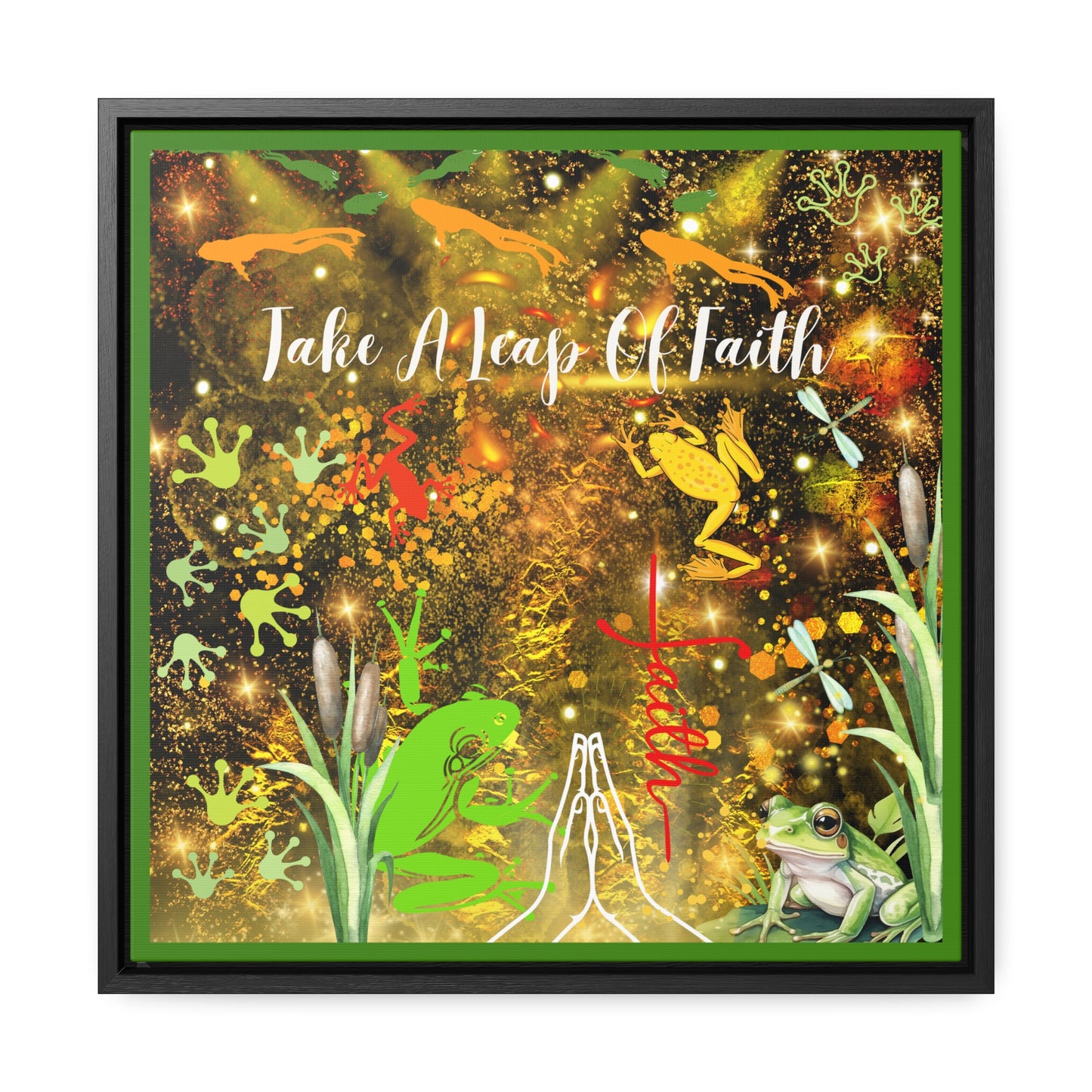 Take A Leap Of Faith Canvas Wall Art