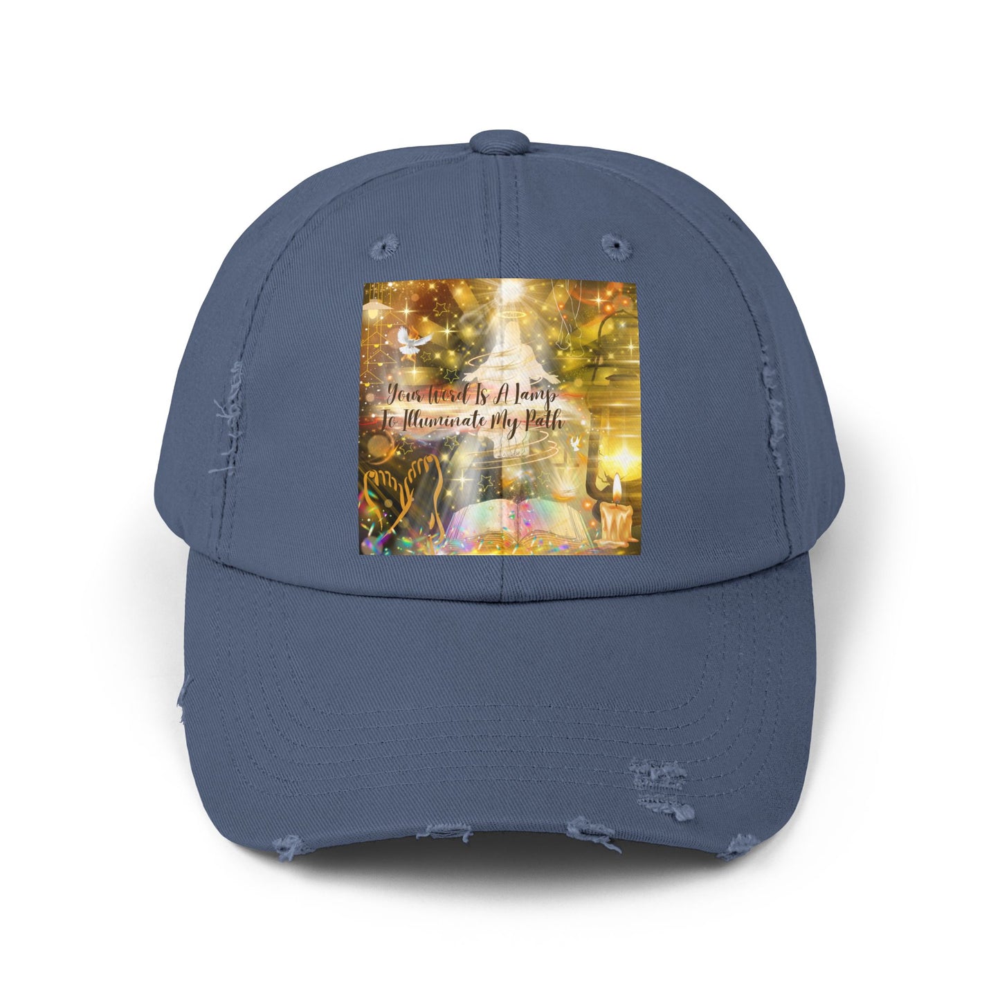 Your Word Unisex Distressed Cap