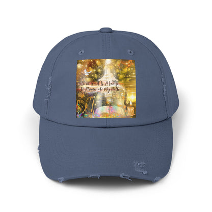 Your Word Unisex Distressed Cap