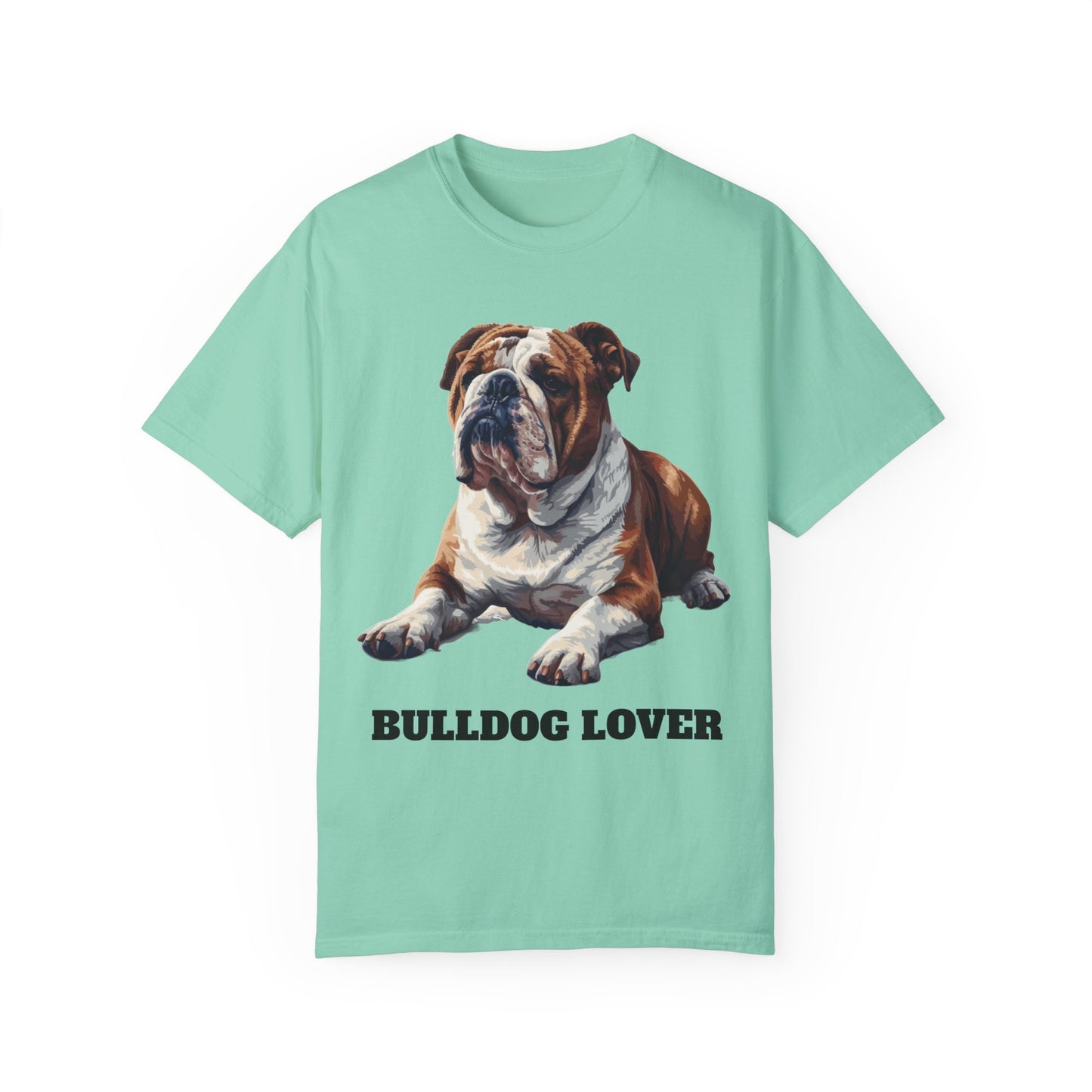 English Bulldog Lover Unisex Garment-Dyed T-shirt