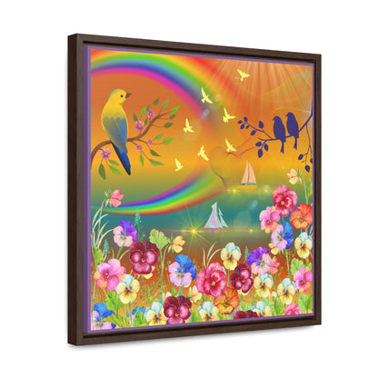 A New Day Gallery Canvas Wraps, Square Frame