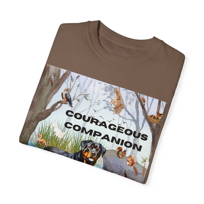 Courageous Companion Unisex Garment-Dyed T-shirt