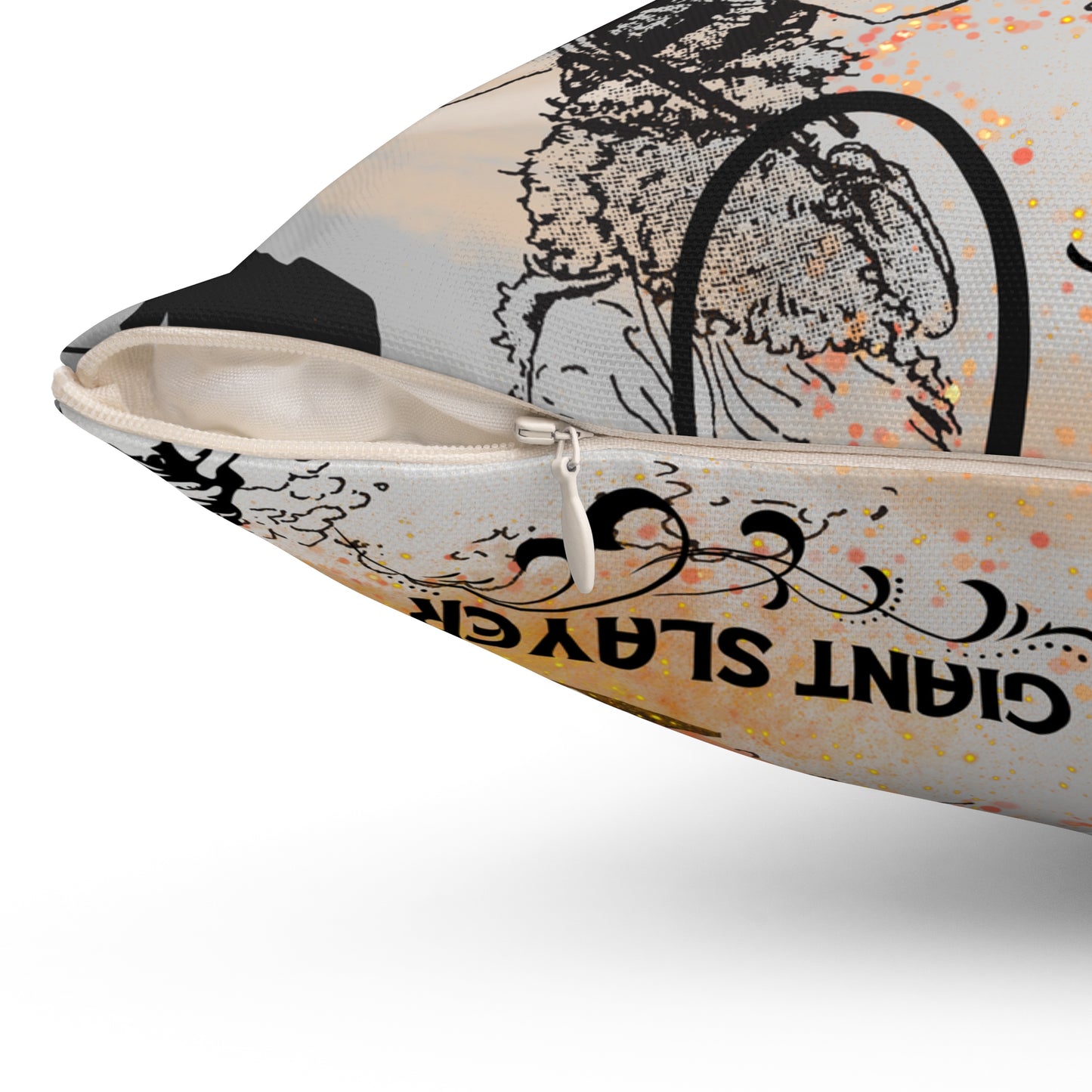 Faith Over Fear Spun Polyester Square Pillow