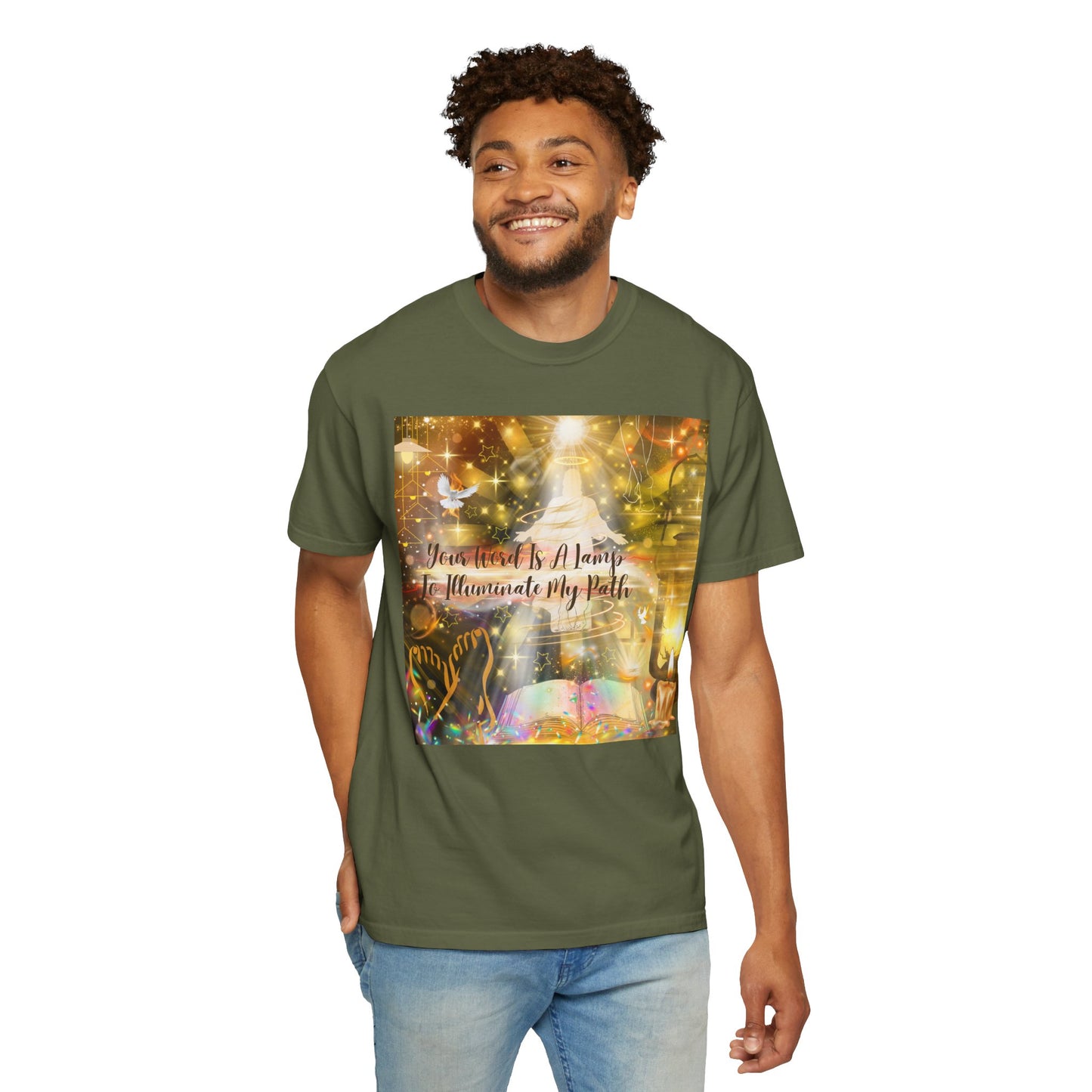 Your Word Unisex Garment-Dyed T-shirt