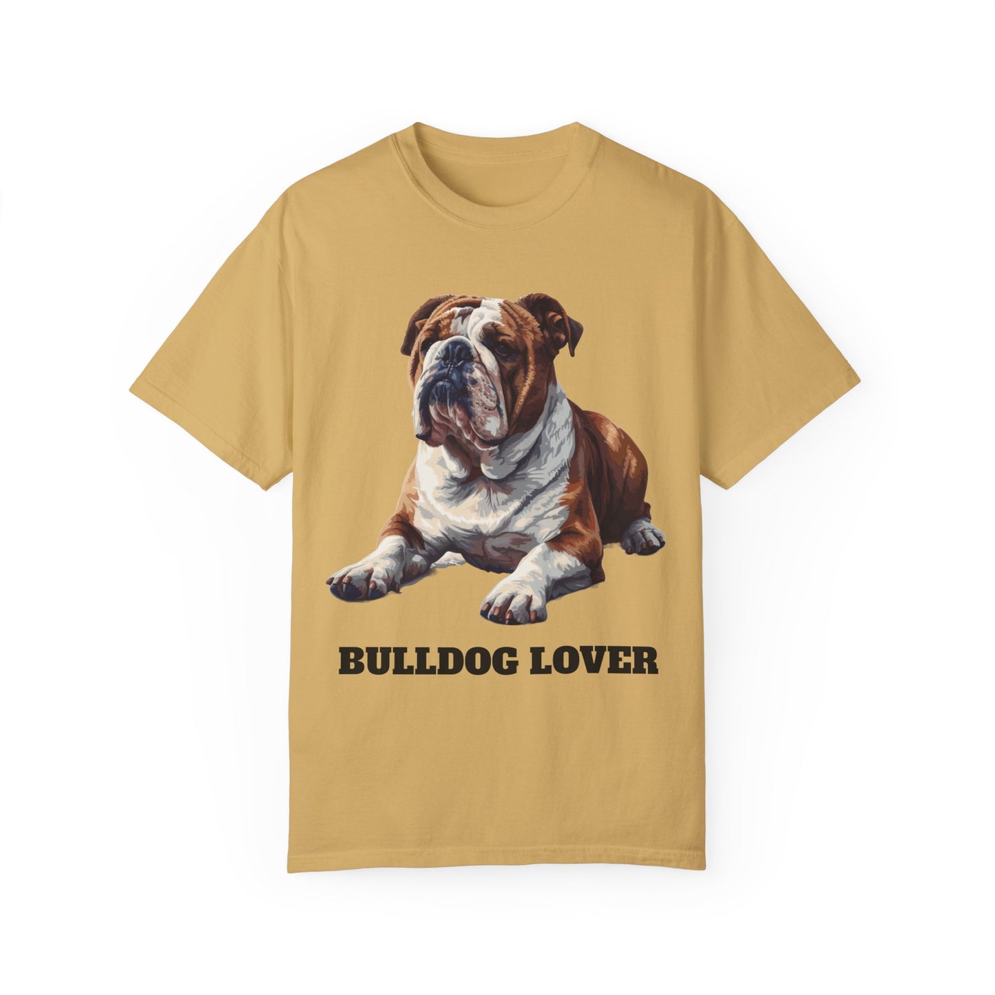 English Bulldog Lover Unisex Garment-Dyed T-shirt