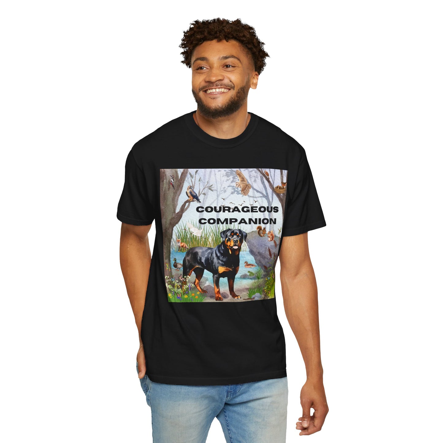 Courageous Companion Unisex Garment-Dyed T-shirt