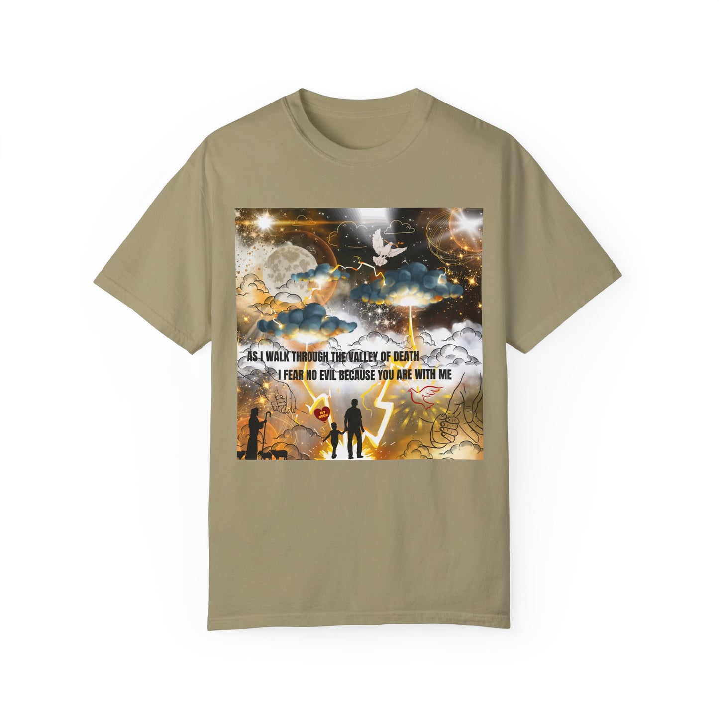 I Fear No Evil Unisex Garment-Dyed T-shirt