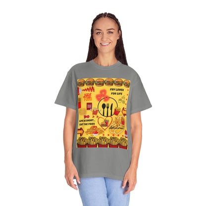 Eat The Fries Unisex Garment-Dyed T-shirt