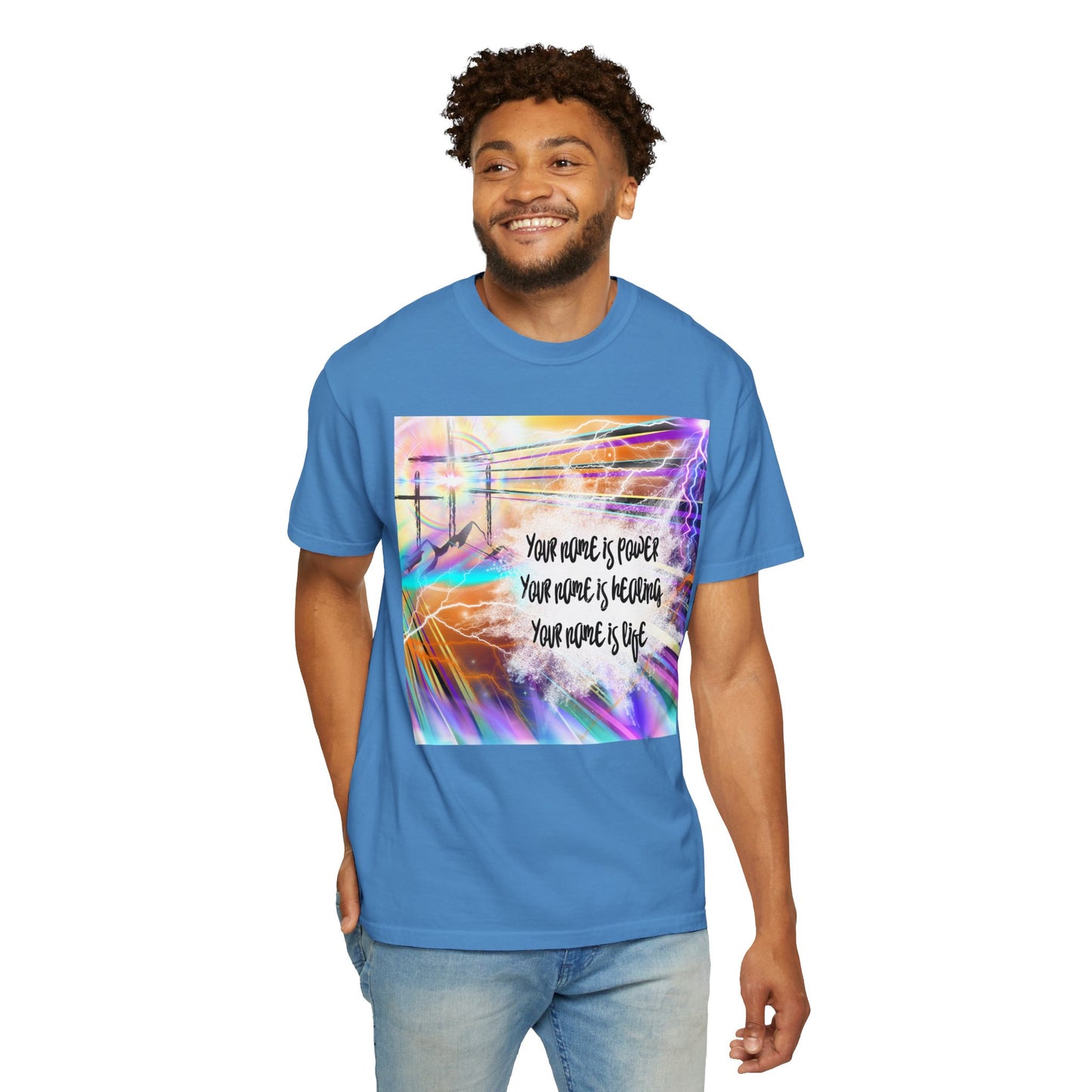 Your Name Unisex Garment-Dyed T-shirt