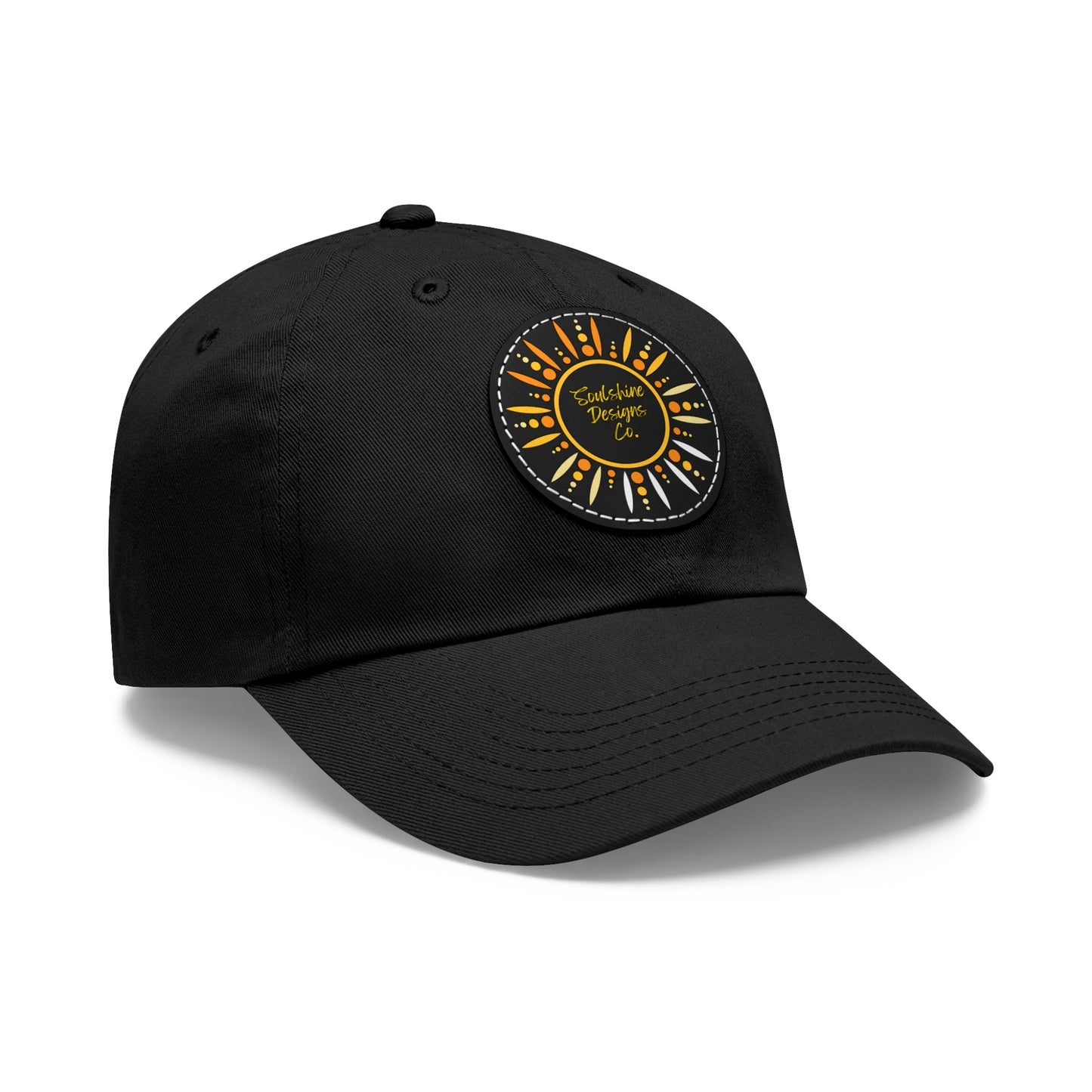 Soulshine Designs Co. Dad Hat with Leather Patch (Round)