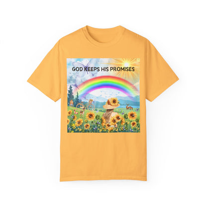 God Keeps His Promises Unisex Garment-Dyed T-shirt