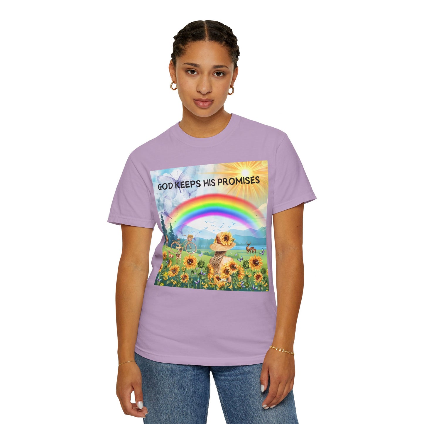 God Keeps His Promises Unisex Garment-Dyed T-shirt