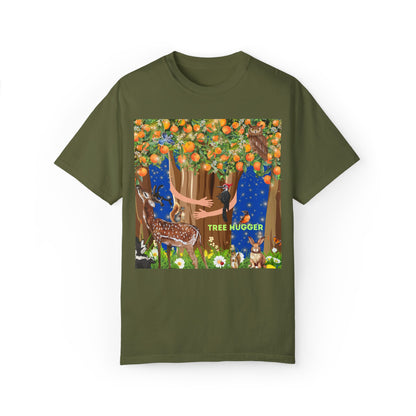 Tree Hugger Unisex Garment-Dyed T-shirt